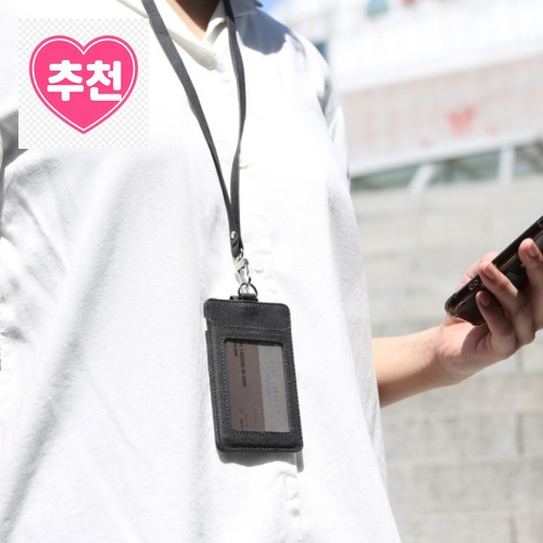 교통 카드 목걸이 케이스 남자 20대 여자 카드 지갑 여성 작은 가죽 학생용 스트랩 홀더, 사용해보니 정말 편해요 · 네이버 쇼핑 커넥트 제공 상품 이미지