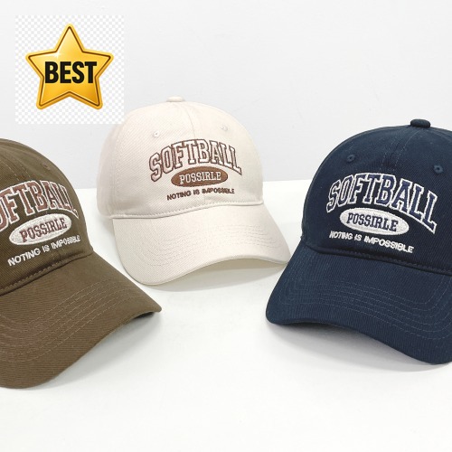 요즘 자주 쓰게 된 이유, SOFTBALL 코튼면 남자여자 야구 볼캡 모자 · 네이버 쇼핑 커넥트 제공 상품 이미지