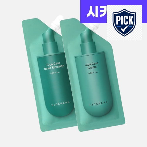 하이드히어 시카 케어 화장품 세트 2종, 운동 후 피부 진정에 딱이에요 · 네이버 쇼핑 커넥트 제공 상품 이미지