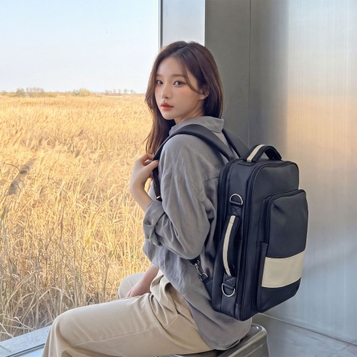 로디나트 러기지 그립 백팩, 17인치 노트북, 직장인 비즈니스 여행용, 대학생 30대 · 판매처 제공 대표 이미지